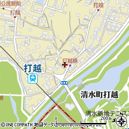 熊本県熊本市北区打越町15-19周辺の地図