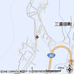 長崎県長崎市三重田町1132周辺の地図