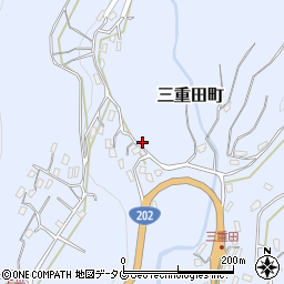 長崎県長崎市三重田町1203周辺の地図