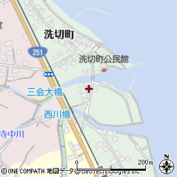 長崎県島原市洗切町1451周辺の地図