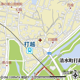 熊本県熊本市北区打越町16-13周辺の地図