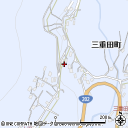 長崎県長崎市三重田町1177周辺の地図