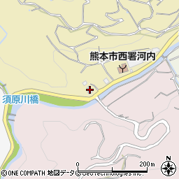 熊本県熊本市西区河内町野出1888周辺の地図