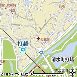 熊本県熊本市北区打越町15-1周辺の地図