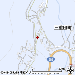長崎県長崎市三重田町1168周辺の地図
