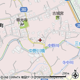 長崎県島原市中野町1341周辺の地図