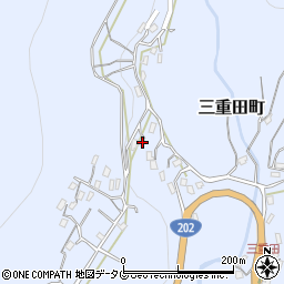 長崎県長崎市三重田町1167周辺の地図