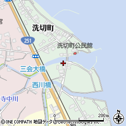 長崎県島原市洗切町1452周辺の地図