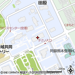 熊本県上益城郡益城町田原2081-10周辺の地図