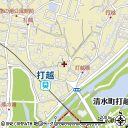 熊本県熊本市北区打越町16-11周辺の地図