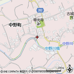 長崎県島原市中野町1273周辺の地図