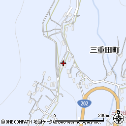 長崎県長崎市三重田町1172周辺の地図