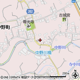長崎県島原市中野町1292周辺の地図