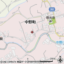 長崎県島原市中野町1211周辺の地図