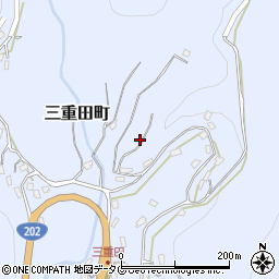 長崎県長崎市三重田町2732周辺の地図