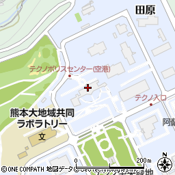 九州地域バイオクラスター推進協議会事務局周辺の地図