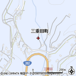 長崎県長崎市三重田町1241周辺の地図