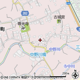 長崎県島原市中野町1340周辺の地図