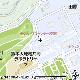 熊本県上益城郡益城町田原2081-58周辺の地図