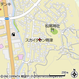 長崎県西彼杵郡時津町元村郷390周辺の地図