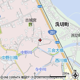 長崎県島原市中野町1389周辺の地図