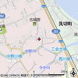 長崎県島原市中野町1369周辺の地図
