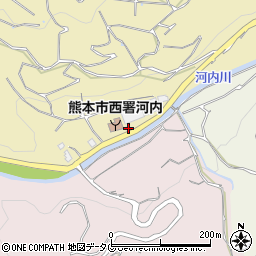 熊本県熊本市西区河内町野出1894周辺の地図