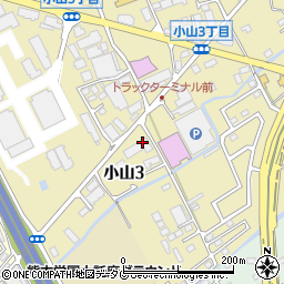 株式会社エクシス熊本支店周辺の地図