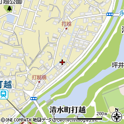 熊本県熊本市北区打越町11-70周辺の地図
