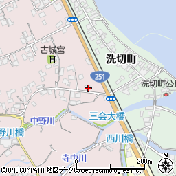 長崎県島原市中野町1387周辺の地図