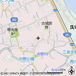 長崎県島原市中野町1345周辺の地図