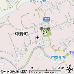 長崎県島原市中野町1243周辺の地図