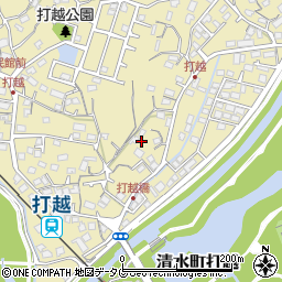 熊本県熊本市北区打越町14周辺の地図