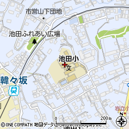 熊本市池田小児童育成クラブ周辺の地図