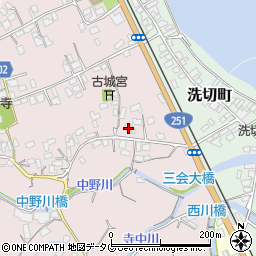 長崎県島原市中野町1371周辺の地図