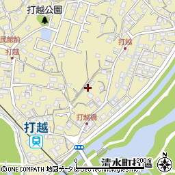 熊本県熊本市北区打越町14-8周辺の地図