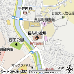 長崎県長与町（西彼杵郡）周辺の地図
