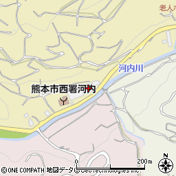 熊本県熊本市西区河内町野出1898周辺の地図