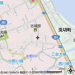 長崎県島原市中野町1376周辺の地図