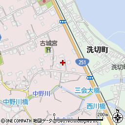 長崎県島原市中野町1378周辺の地図