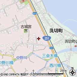 長崎県島原市中野町1386周辺の地図