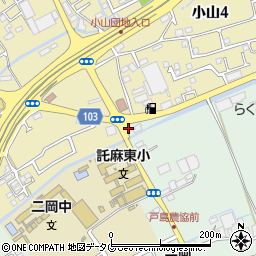 株式会社鶴見製作所　熊本営業所周辺の地図