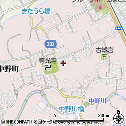 長崎県島原市中野町1302周辺の地図