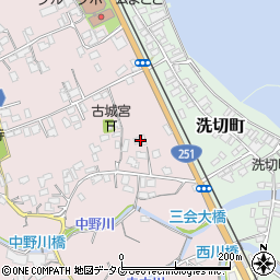 長崎県島原市中野町1379周辺の地図