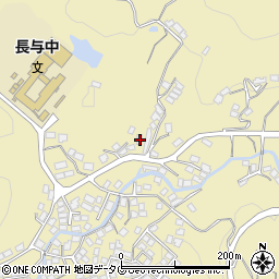 長崎県西彼杵郡長与町丸田郷973周辺の地図