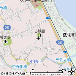 長崎県島原市中野町1374周辺の地図