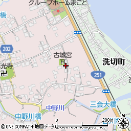長崎県島原市中野町1375周辺の地図
