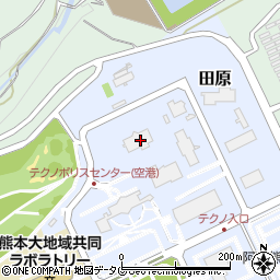 熊本県上益城郡益城町田原2170-9周辺の地図