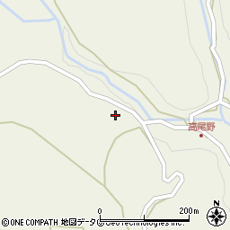 熊本県阿蘇郡高森町矢津田2857周辺の地図