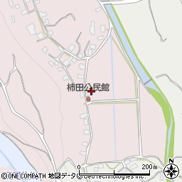 長崎県雲仙市吾妻町栗林名556周辺の地図